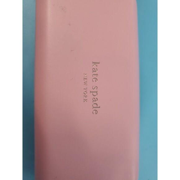 Kate Spade New York Pink Eyeglasses Ir Sunglasses Hard Case Flip Top Felt Lining - Picture 3 of 12